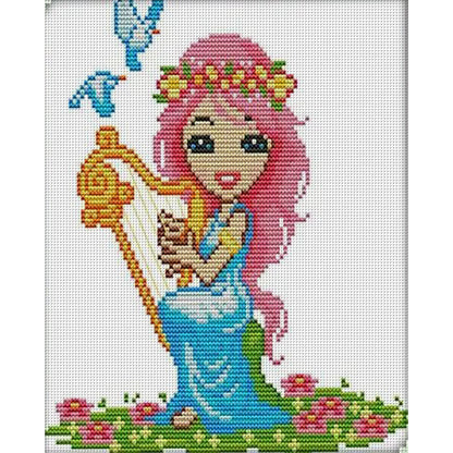 Virgo - 14CT Stamped Cross Stitch 22*26CM(Joy Sunday)
