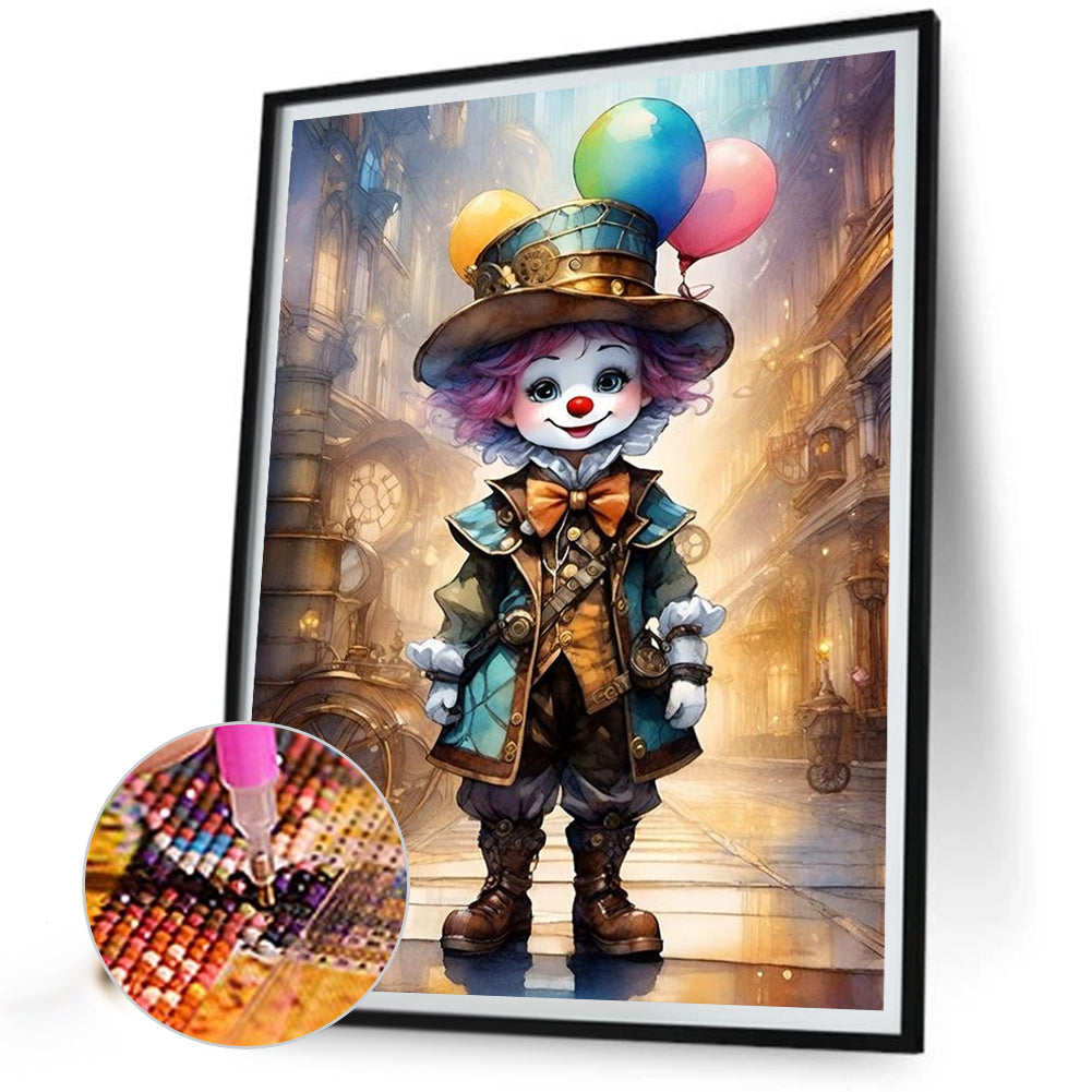 Clown - Full Square Drill Diamond Painting 40*50CM