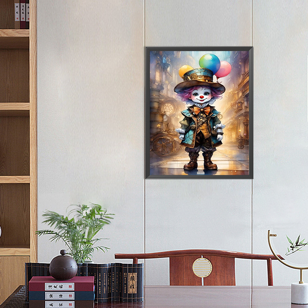 Clown - Full Square Drill Diamond Painting 40*50CM