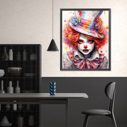 Clown - Full Square Drill Diamond Painting 40*50CM