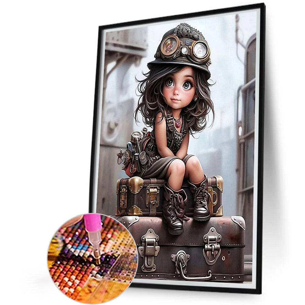 Mechanic Girl - Full Square Drill Diamond Painting 45*60CM