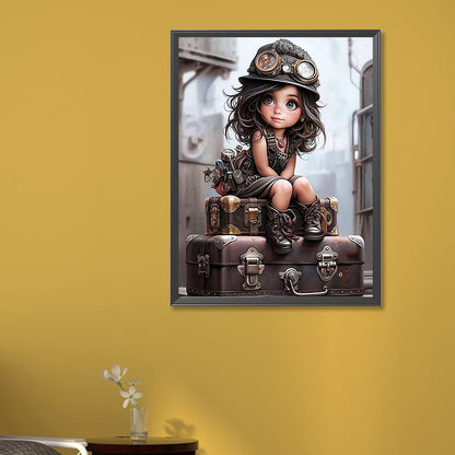 Mechanic Girl - Full Square Drill Diamond Painting 45*60CM