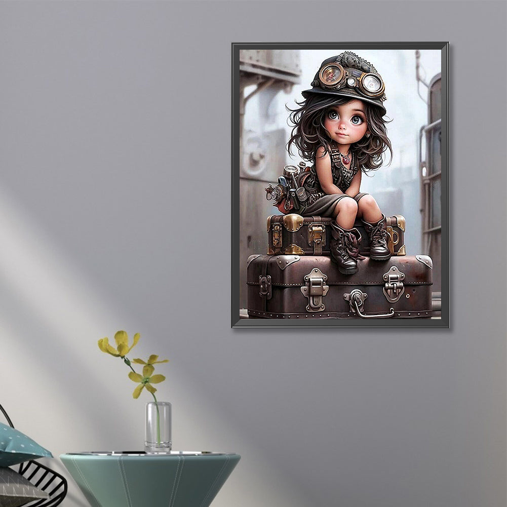 Mechanic Girl - Full Square Drill Diamond Painting 45*60CM