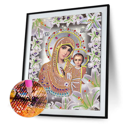 Religion Our Lady - Special Shaped Drill Diamond Painting 25*30CM