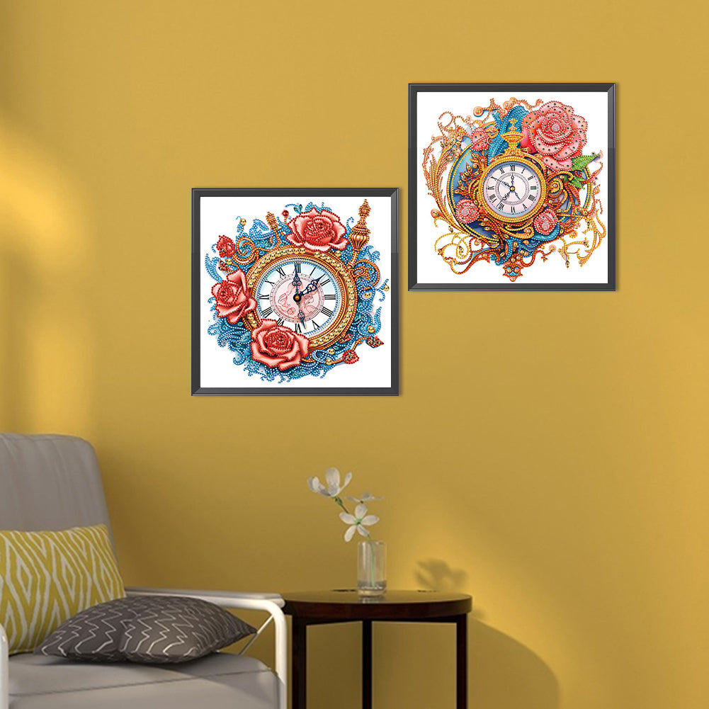 Bell And Flower - Special Shaped Drill Diamond Painting 30*30CM