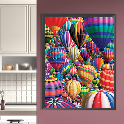 Hot Air Balloons - Full AB Round Drill Diamond Painting 50*60CM