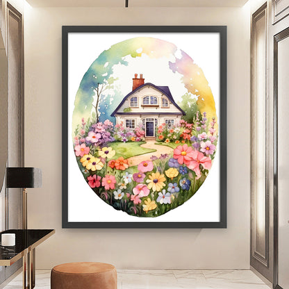 Garden Shed - 11CT Stamped Cross Stitch 50*60CM