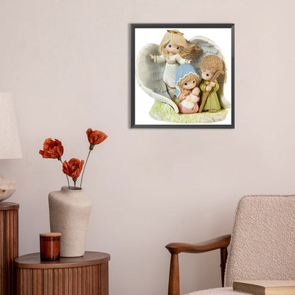 Precious Moments Doll Jesus - Full Round Drill Diamond Painting 30*30CM