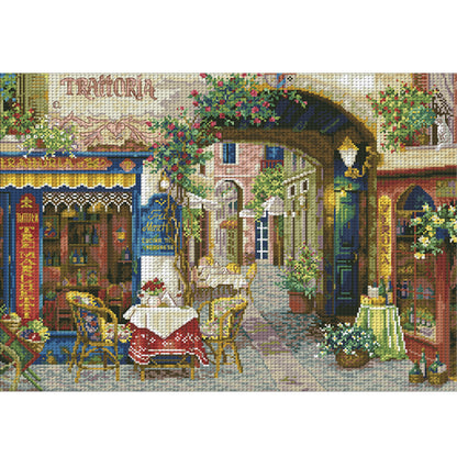 Verona Cafe - 11CT Stamped Cross Stitch 70*54CM