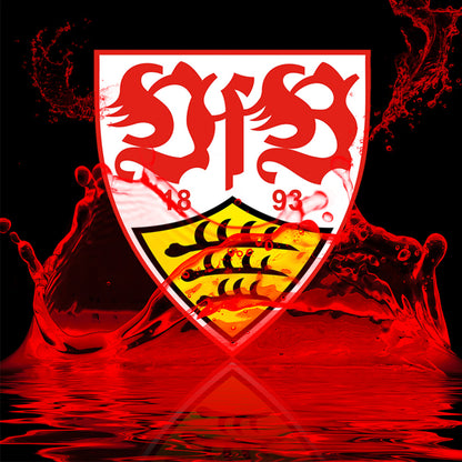 Stuttgart Football Club Logo - Full Round Drill Diamond Painting 40*40CM