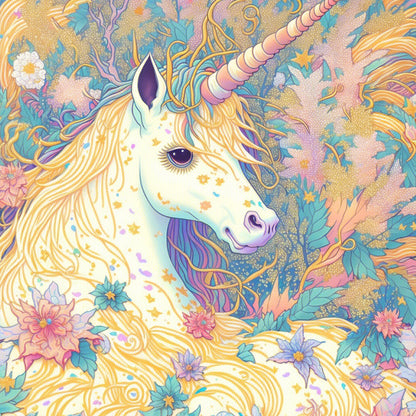 Colorful Horse - Full AB Round Drill Diamond Painting 40*40CM