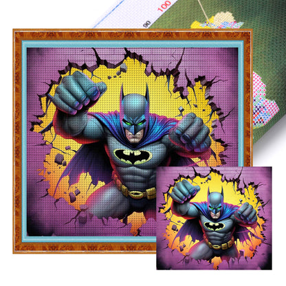 Super Hero - 11CT Stamped Cross Stitch 50*45CM