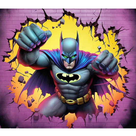 Super Hero - 11CT Stamped Cross Stitch 50*45CM