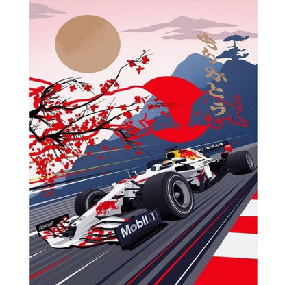 Driving Fast - Full Round Drill Diamond Painting 40*50CM