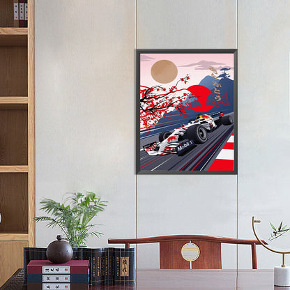 Driving Fast - Full Round Drill Diamond Painting 40*50CM