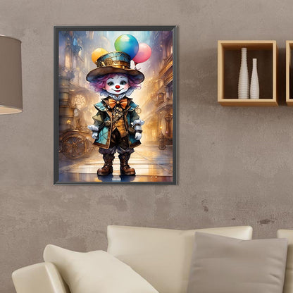 Clown - Full Square Drill Diamond Painting 30*40CM