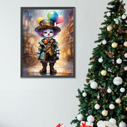 Clown - Full Square Drill Diamond Painting 30*40CM