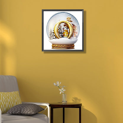 Crystal Ball Letter O - Full Round Drill Diamond Painting 50*50CM