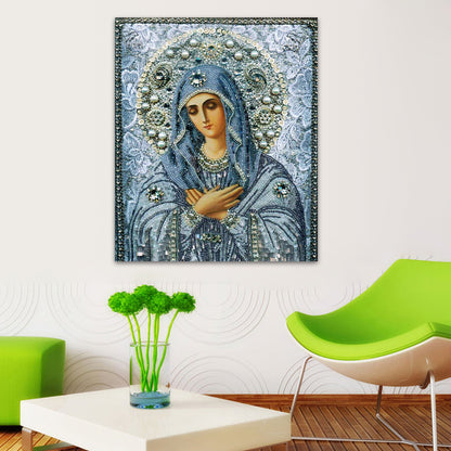Maria - Special Shaped Drill Diamond Painting 26*30CM