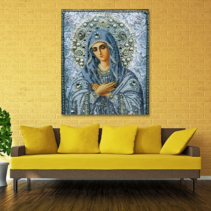 Maria - Special Shaped Drill Diamond Painting 26*30CM