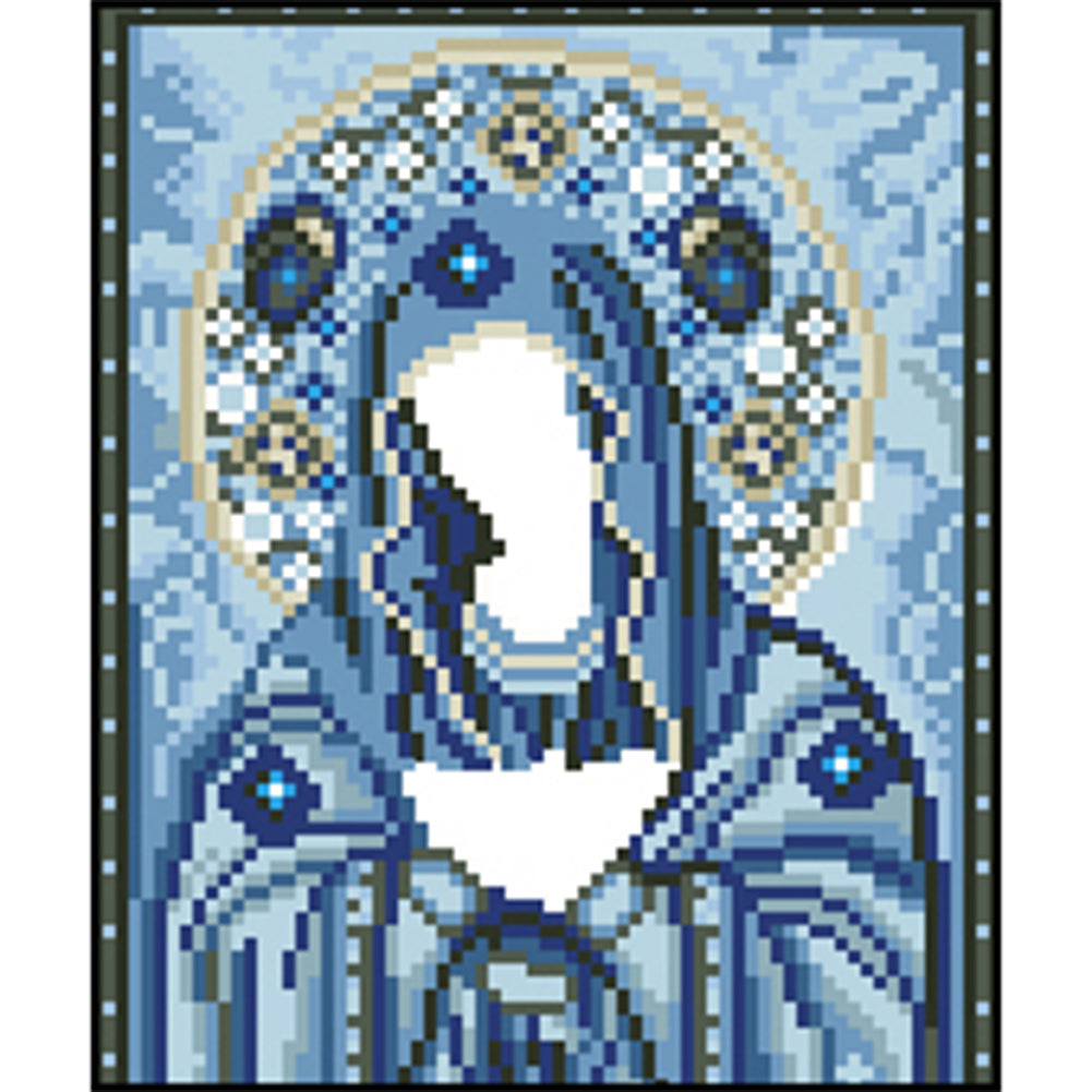 Maria - Special Shaped Drill Diamond Painting 26*30CM
