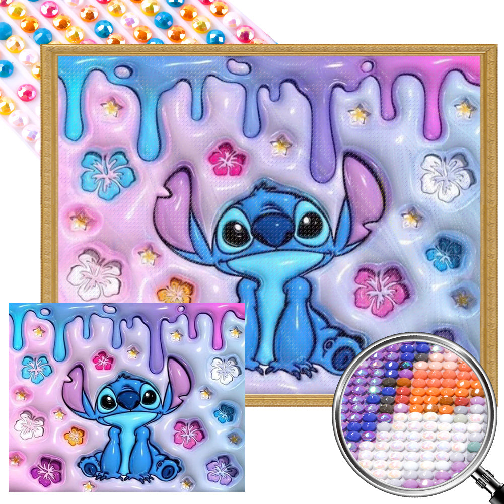 Stitch - Full AB Round Drill Diamond Painting 40*50CM