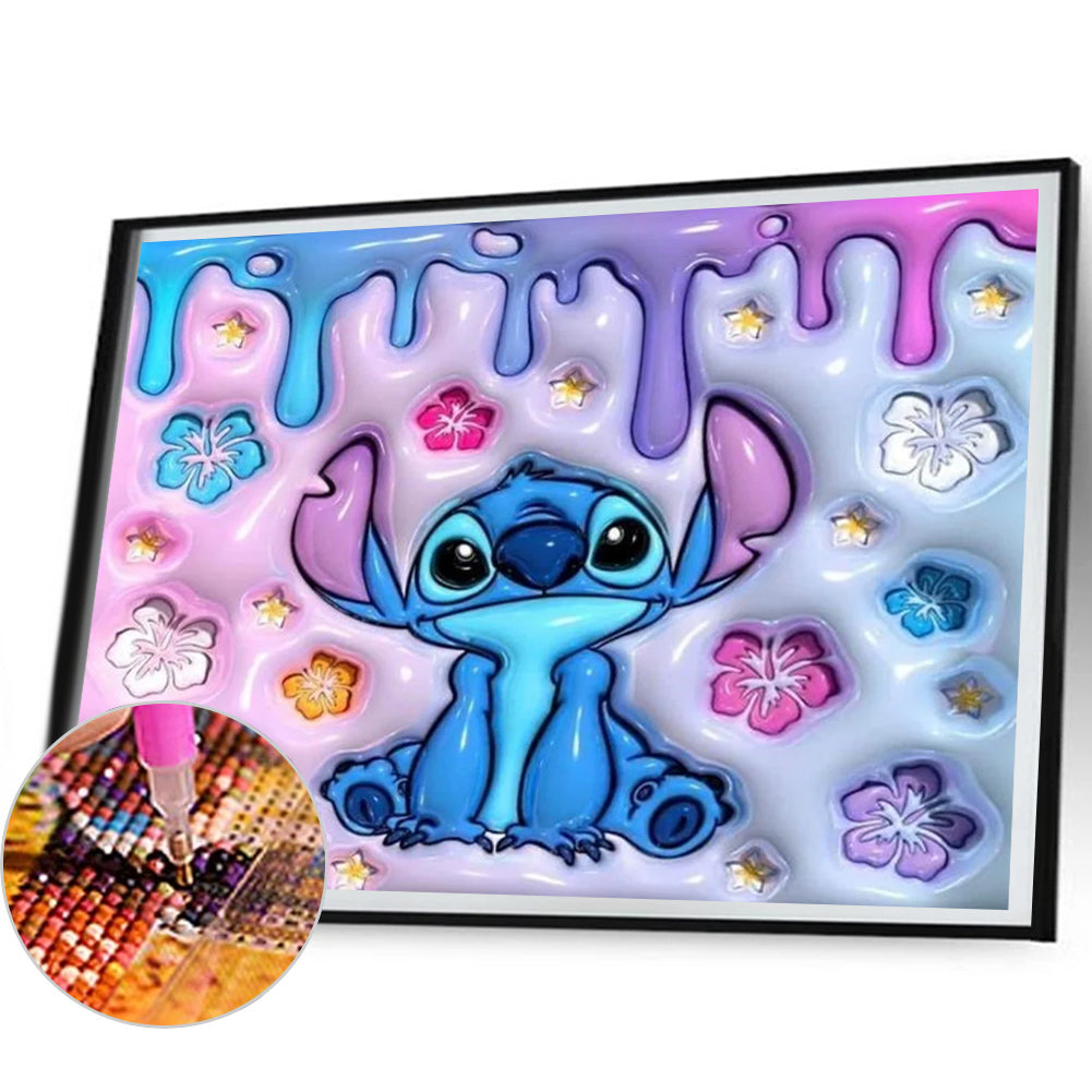 Stitch - Full AB Round Drill Diamond Painting 40*50CM