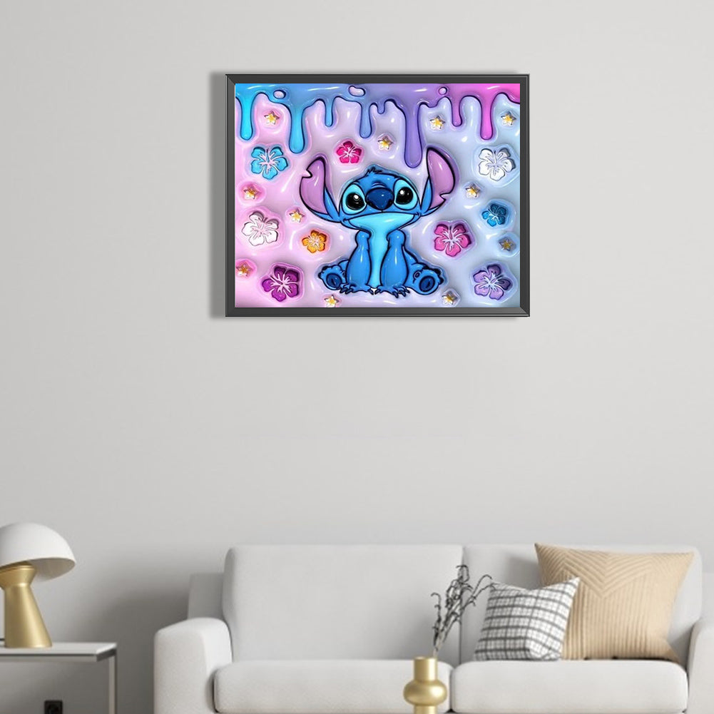Stitch - Full AB Round Drill Diamond Painting 40*50CM