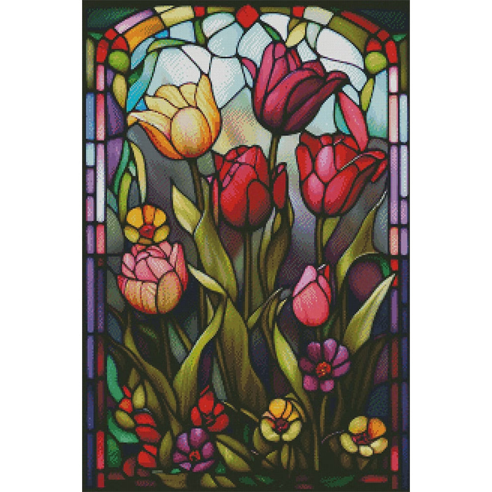 Tulip - Full Round Drill Diamond Painting 40*60CM