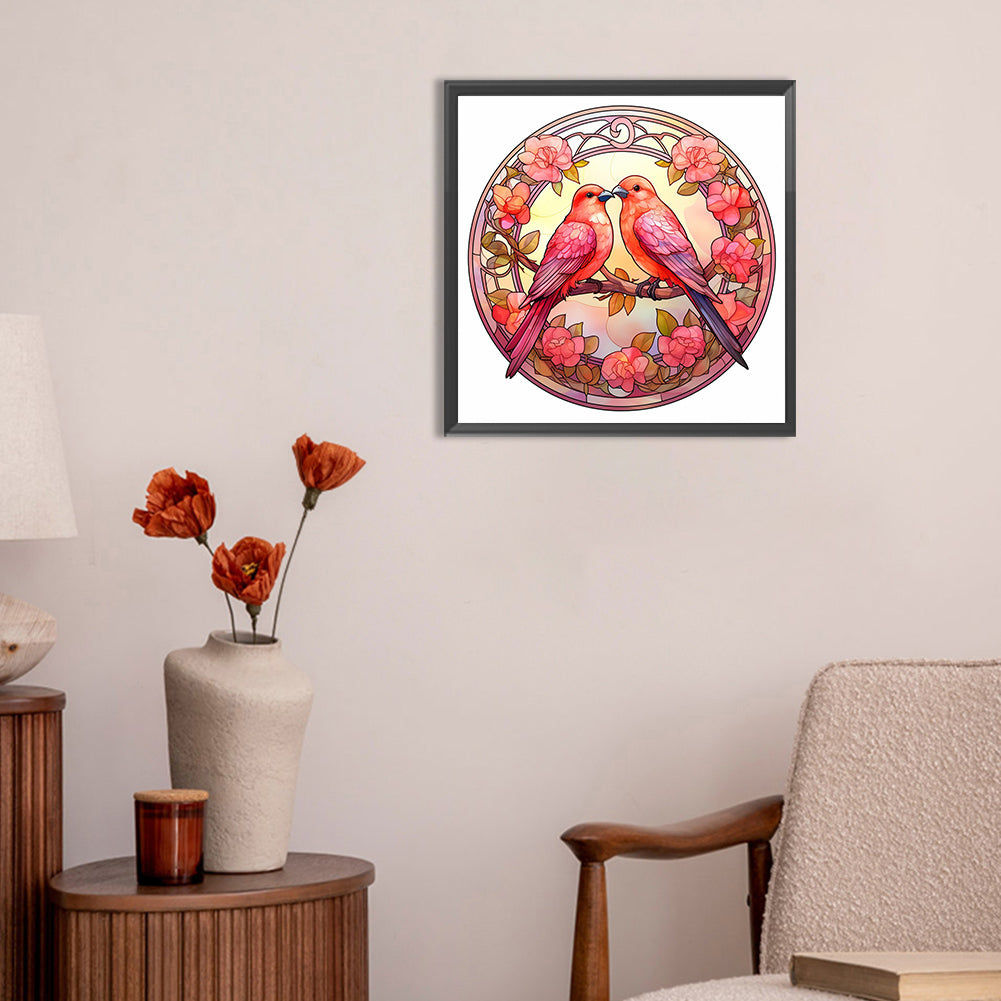 Love For Birds - Full Round Drill Diamond Painting 30*30CM
