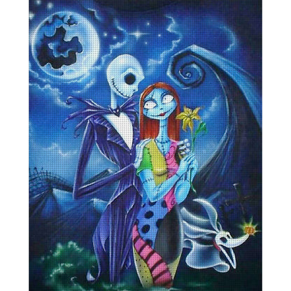 Jack And Sally'S Wedding - 11CT Stamped Cross Stitch 40*50CM