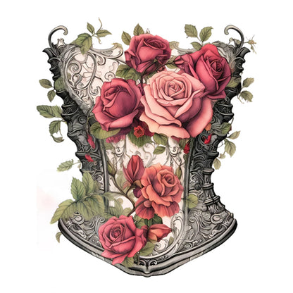Tight Rose Corset - Full Round Drill Diamond Painting 30*40CM