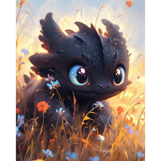 How To Train Your Dragon Night Fury - 11CT Stamped Cross Stitch 40*50CM