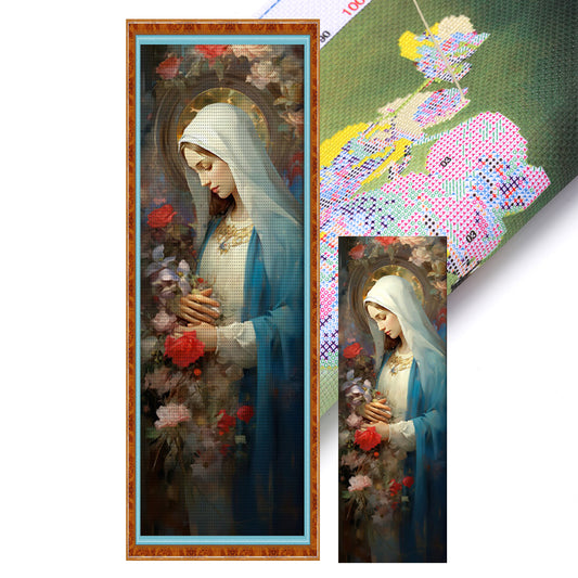 Our Lady - 11CT Stamped Cross Stitch 30*90CM