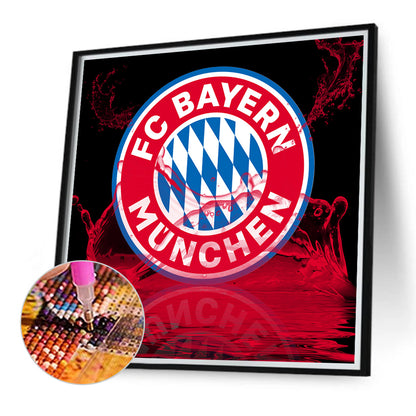 Bayern Munich Logo - Full Round Drill Diamond Painting 40*40CM