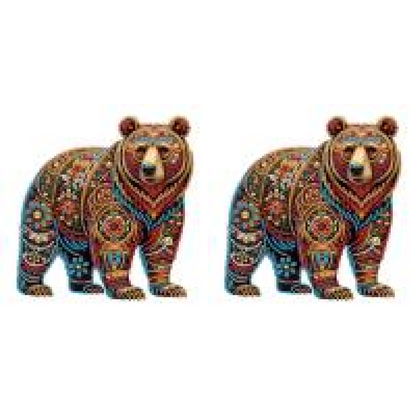 Gorgeous Bear - Special Shaped Drill Diamond Painting 30*30CM