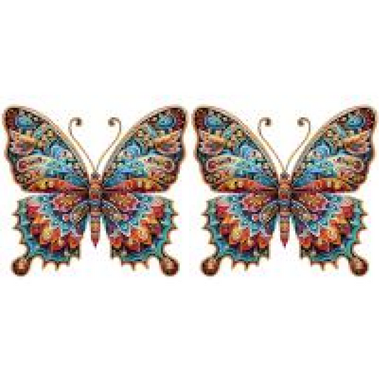 Gorgeous Butterfly - Special Shaped Drill Diamond Painting 30*30CM