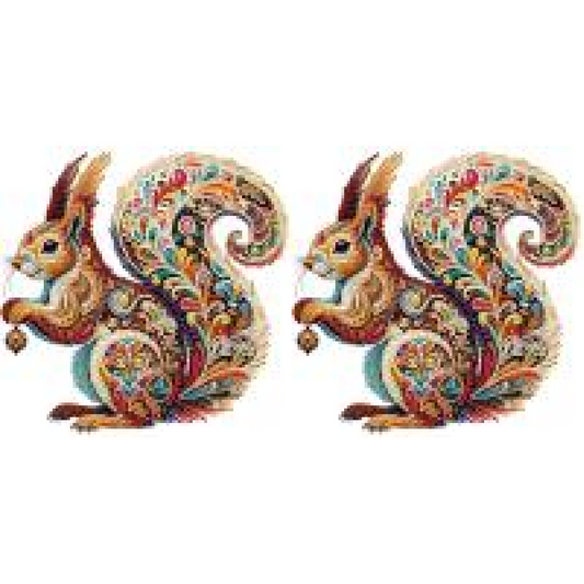 Gorgeous Squirrel - Special Shaped Drill Diamond Painting 30*30CM