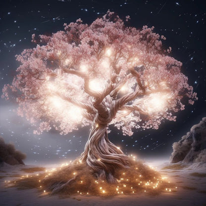 Life Tree - Full Round Drill Diamond Painting 30*30CM