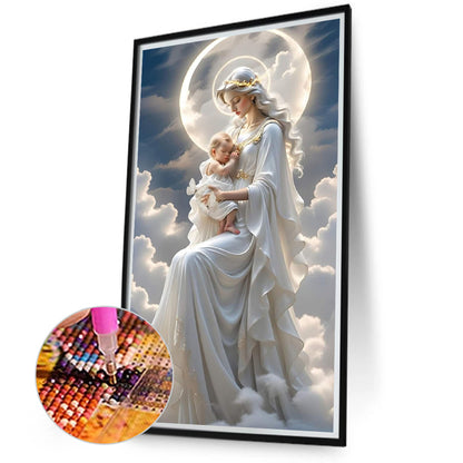 Our Lady Of Angels - Full Round Drill Diamond Painting 40*70CM