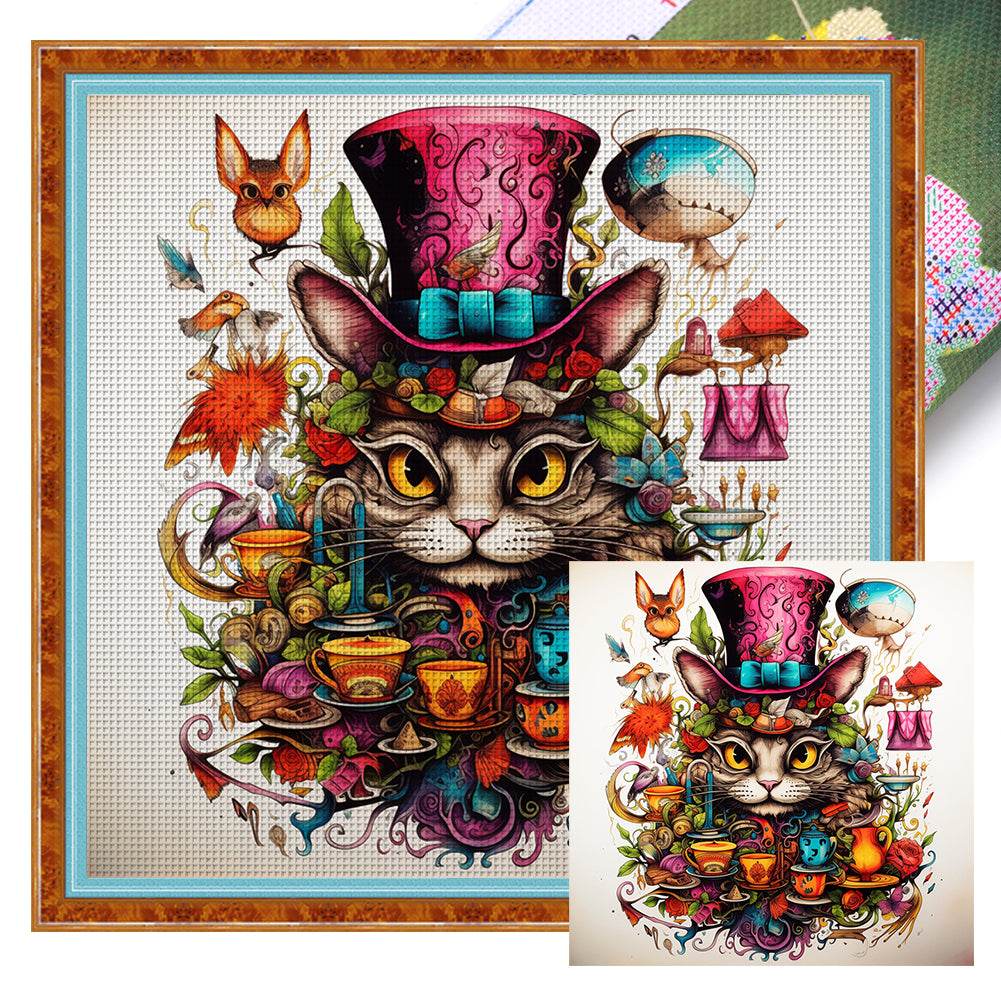 Alice In Wonderland - 11CT Stamped Cross Stitch 50*50CM