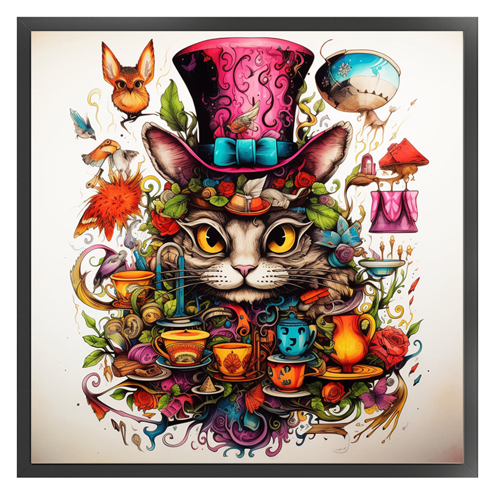 Alice In Wonderland - 11CT Stamped Cross Stitch 50*50CM