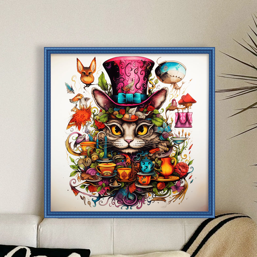 Alice In Wonderland - 11CT Stamped Cross Stitch 50*50CM