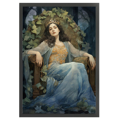 Classical Woman - 11CT Stamped Cross Stitch 50*70CM