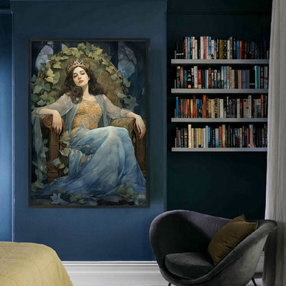 Classical Woman - 11CT Stamped Cross Stitch 50*70CM