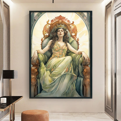 Classical Woman - 11CT Stamped Cross Stitch 50*70CM
