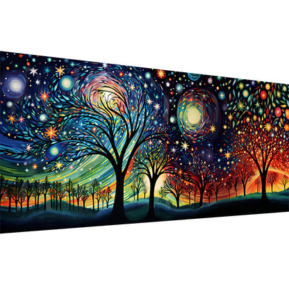 Starry Night - 11CT Stamped Cross Stitch 100*45CM