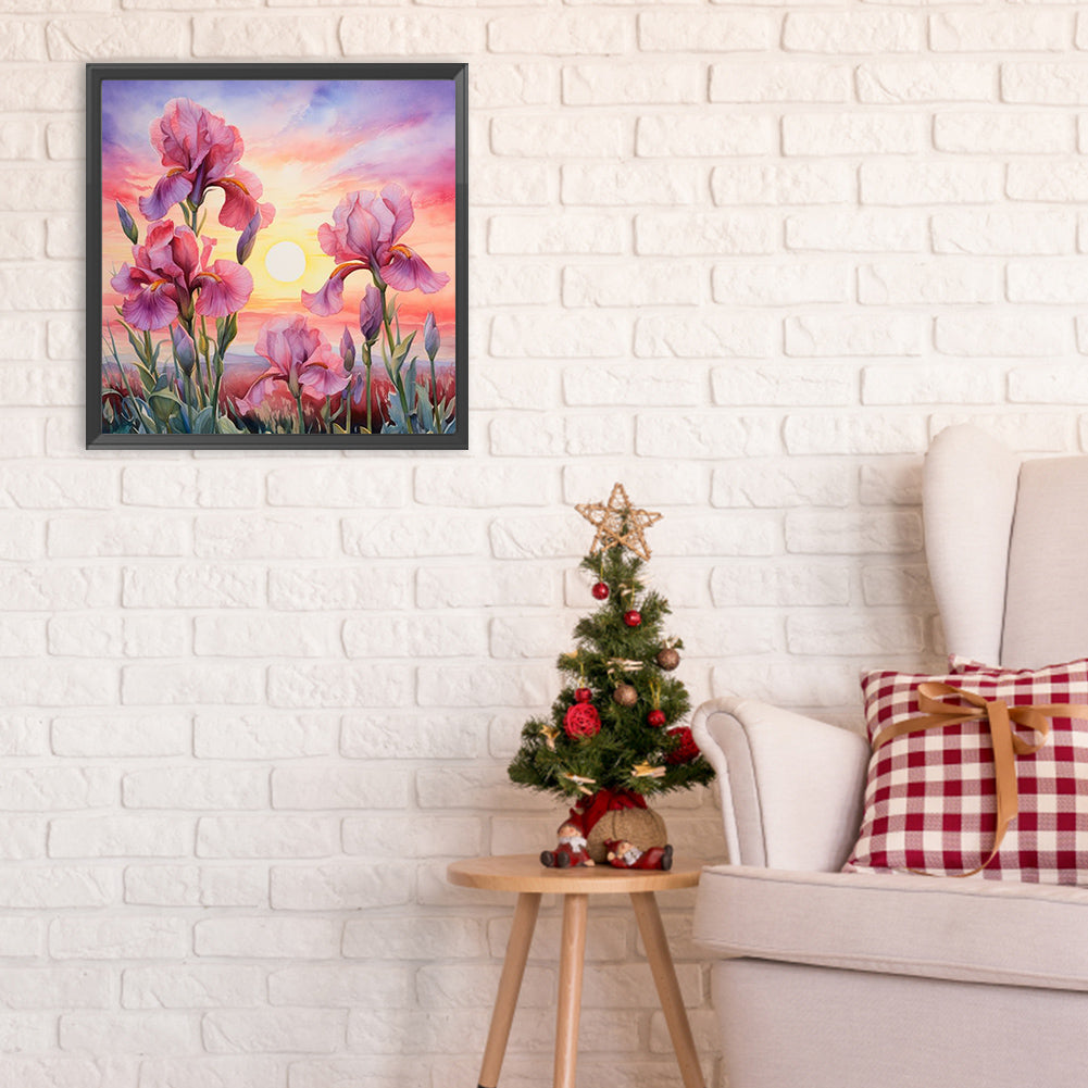 Iris - Full Round Drill Diamond Painting 30*30CM