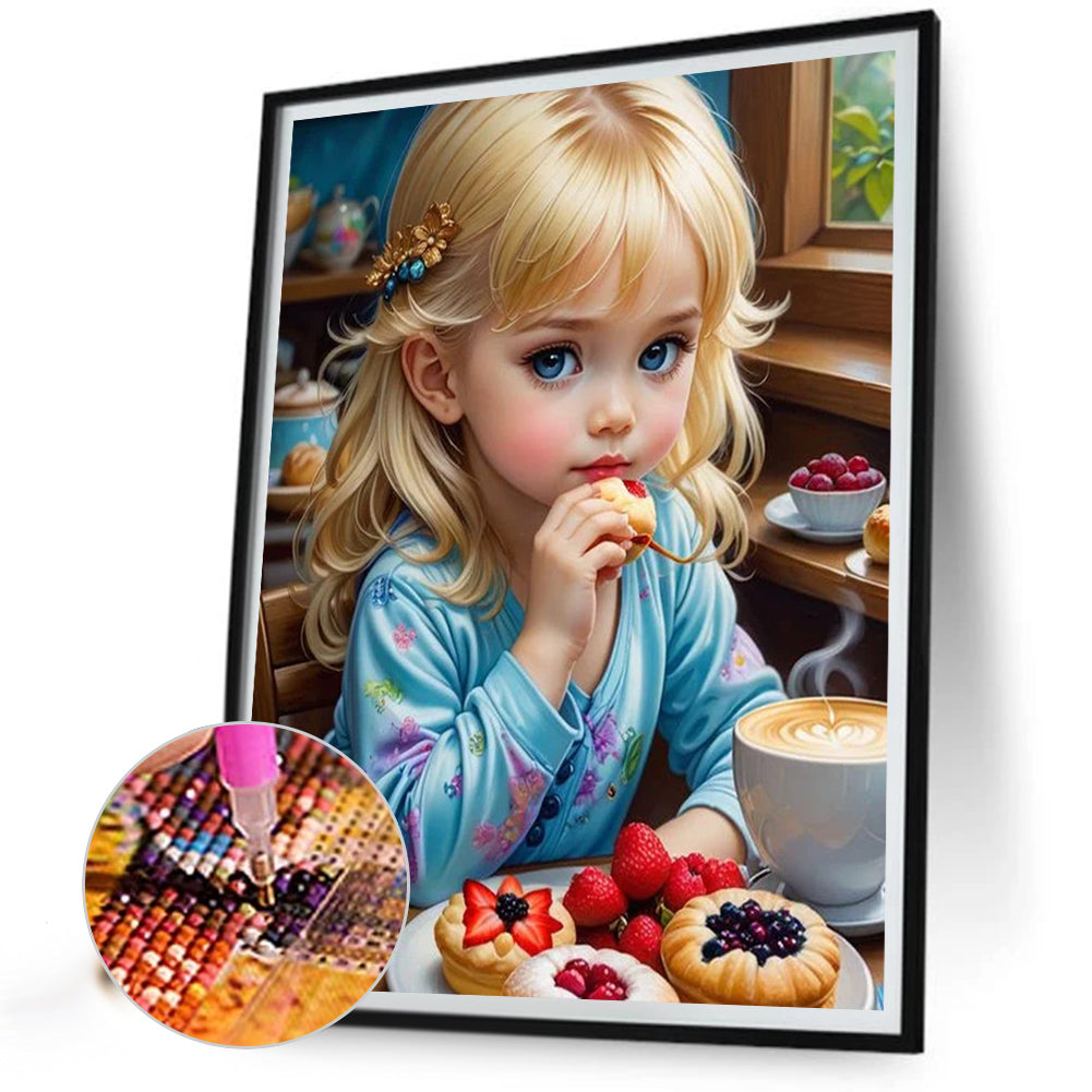 Little Girl - Full Square Drill Diamond Painting 40*50CM