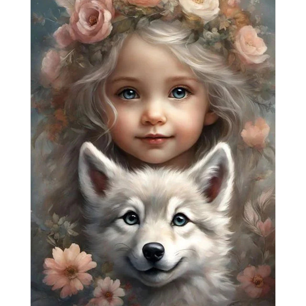 Little Girl - Full Square Drill Diamond Painting 40*50CM